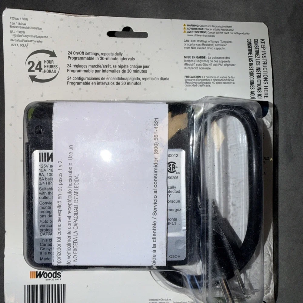 Woods Heavy Duty Timer 12